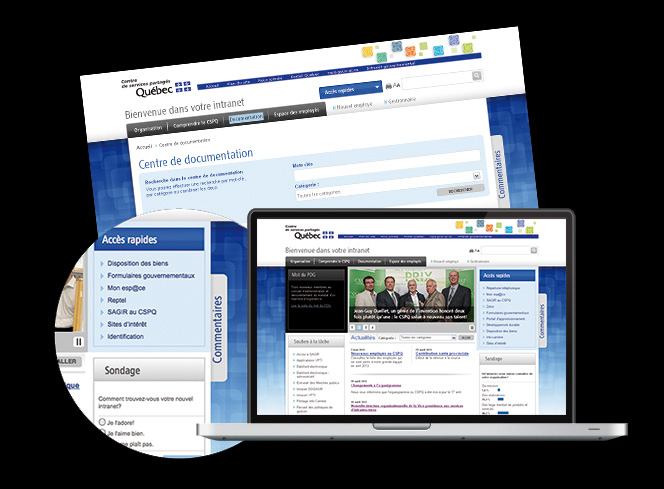 Centre de services partagés du Québec - Intranet du CSPQ