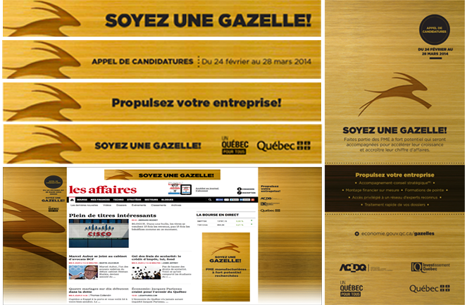 Soyez une gazelle! Appel de candidatures du 24 fvrier au 28 mars 2014. Propulsez votre entreprise!